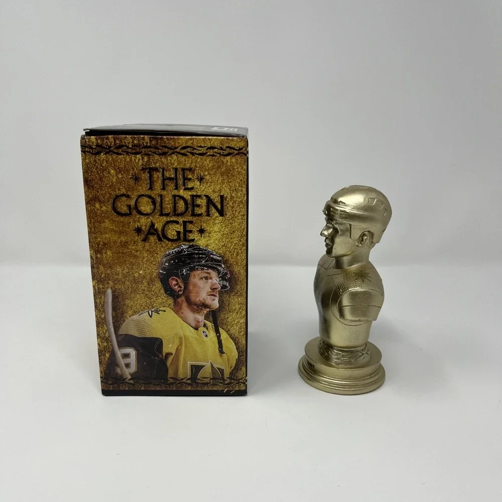 Jack Eichel Vegas Golden Knights NHL Bust Statue The Golden Age Brand New w Box!